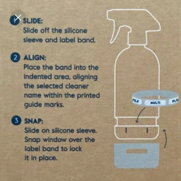 Grove Co Collaborative Glass Spray Bottle with Brilliant White Silicone Sleeve - Picture 5 of 12